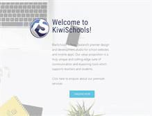 Tablet Screenshot of kiwischools.com